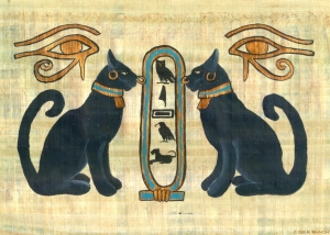 egyiptomi macskakultusz - macska egyiptomi ábrázolása